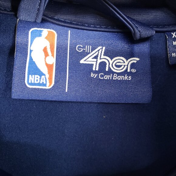 4HER NBA Washington Wizards Zip Up Track Suit Jacket XL Womens Glitter Blue Red - Picture 8 of 10